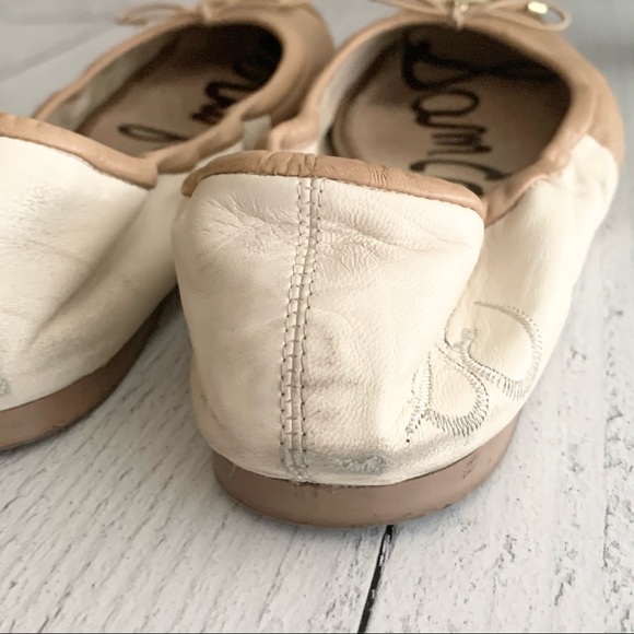 Sam Edelman Two Toned Gold Cap Toe Flats - Picture 6 of 10